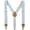 Light Grey, variant on Children Boys Kids Adults Suspenders - Sturdy Metal Clips Genuine Leather Suspender