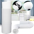 thumbnail image 3 of Portable Air Conditioner Window Vent Kit AC Exhaust Hose Universal Coupler Adjustable Window Seal Universal Duct Extension Pipe, 3 of 5