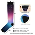 thumbnail image 3 of joogoo Blue Starry Gradient Socks Women Men Knee High Sock, 3 of 8