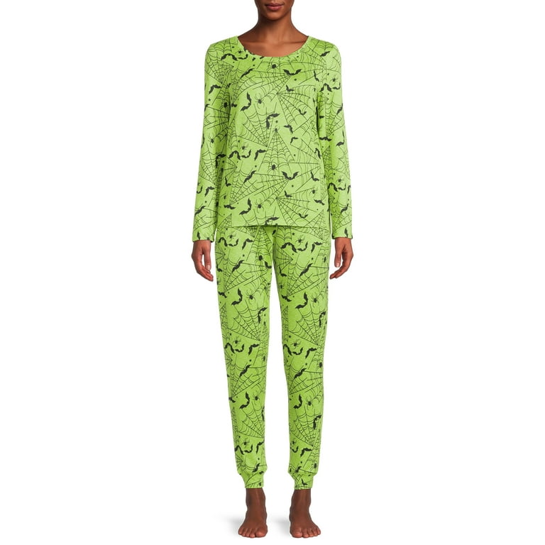 Secret Treasures Women s and Women s Plus Halloween Pajama Set 2 Piece Walmart