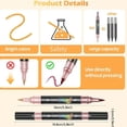 thumbnail image 4 of Brush Markers Pens 96 Colors Both Ends Are Pens 48 Pack Metallic Markers For Cards DIY Doodle Writing Adults Coloring Books Art Scrapbooking（2.5ml） Office Craft Stationery, 4 of 7