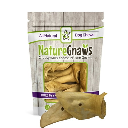 Nature Gnaws Large Cow Ears, 6 Count