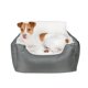 thumbnail image 2 of Best Pet Supplies - Asiento Elevador para Mascotas para Coche, camión y SUV de Viaje con cojín de Felpa Suave con Almohada Alta y Paredes, Ropa de Cama cómoda con Correas seguras, Color Gris, 2 of 4