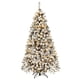 thumbnail image 1 of Costway 1,8m Árbol de Navidad con 600 Ramas y 250 luces LED Ideal Como Decoración para las Fiestas, 1 of 8