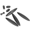 thumbnail image 3 of 4 Uds 20g negro EVA buena estructura de agujero de burbuja elástica suave pesca de bagre aparejos flotantes accesorio con cuentas de sonido flotador de bagre, 3 of 8