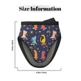 thumbnail image 3 of Pofeuu Cartoon Dinosaur Print Thickened Mini Silicone Oven Mitts Heat Resistant, Rubber Oven Mitt Gloves, Finger Pinch Grips, Pot Holder, Silicone Potholder, 3 of 7