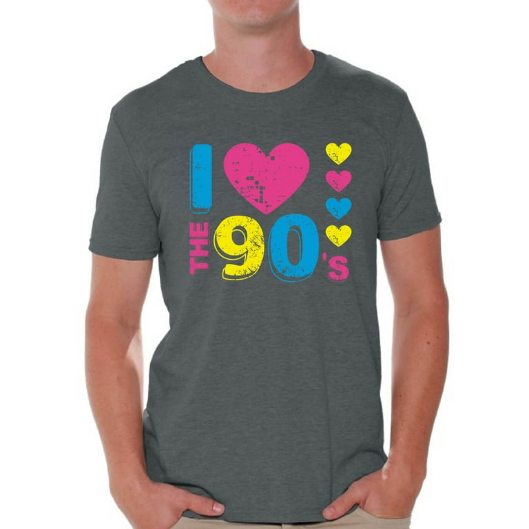 Awkward Styles I Love the 90's Women's T shirts Tops - 2XL - Gray