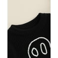 thumbnail image 5 of Musuos Baby Boys Girls Halloween Sweater 0-3Years Casual Pumpkin/Ghost Embroidery Long Sleeve Warm Pullover Infant Knitwear, 5 of 7