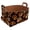 Multicolor 2, variant on Paw Print Pattern C Storage Basket Collapsible Storage Bin, PU Foldable Basket Convenient Box Storage Organizer with Handles for Shelves Office Bedroom Closet Nursery Toys Laundry
