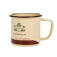 thumbnail image 2 of Taza de camping, taza de esmalte Taza de café gruesa vintage Taza de esmalte Diseño a prueba de futuro, 2 of 6
