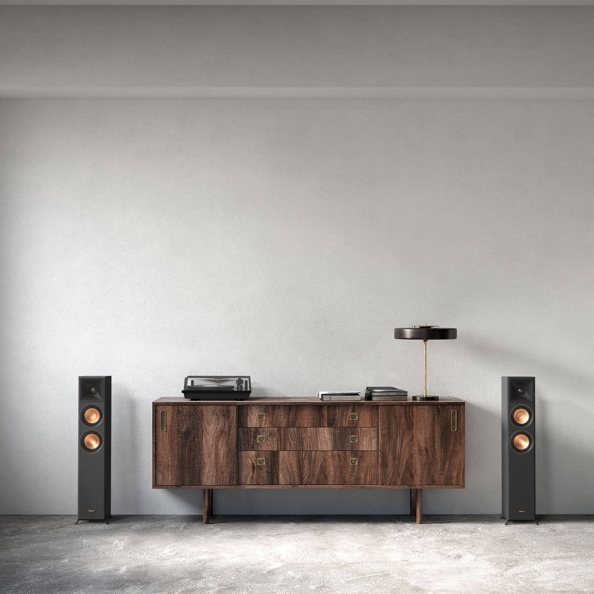 Klipsch RP-8000F II Dual 8" 600W 2.5-Way Floorstanding Speaker, Walnut, Pair