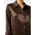 thumbnail image 2 of Long Sleeve Satin Shirt, 2 of 5