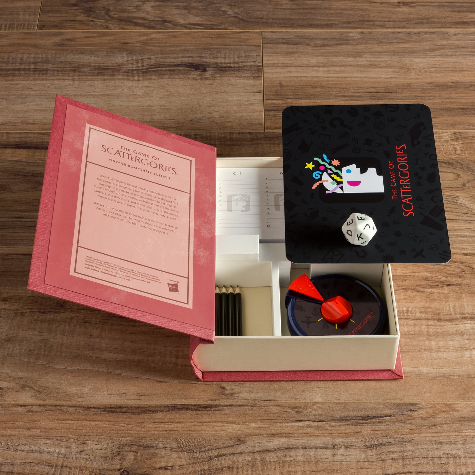Board Traditional Games Winning Solutions Scattergories Linen Book Vintage Edition Board Games Contemporary Manufacture