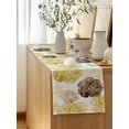 thumbnail image 5 of Table Runner 48 Inches Long for Kitchen Dining, Yellow Ombre Spring Floral Dresser Scarf Farmhouse, Dining Table Decorations for Wedding/Parties, Summer Botanical Flowers 13 x 48 In, 5 of 8