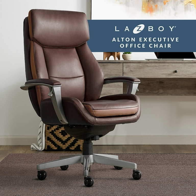 La-Z-Boy Alton High Back Ergonomic Office Chair, Bonded Leather
