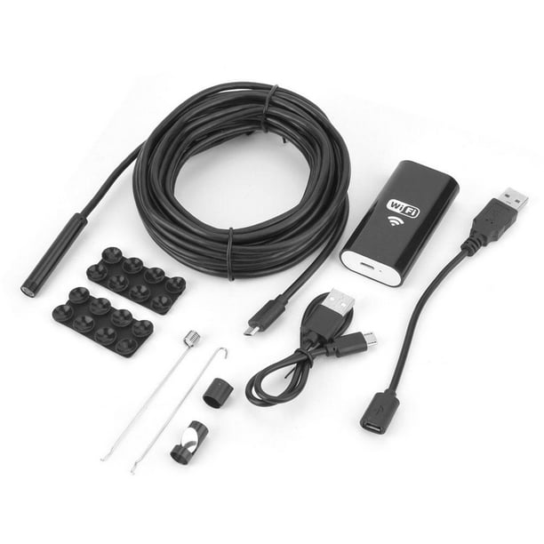 Tebru 5M 8LED Wireless Endoscope WiFi Borescope Inspection Camera Fit