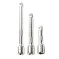 thumbnail image 3 of 1/4 Inch Chromed Steel Extension Bar Ratchet Socket Wrench Adapter 50/75/100Mm 75Mm, 3 of 6