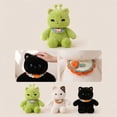 thumbnail image 5 of Running Alien Kitten Plush Toy, Kawaii Meme Design with Detachable Bib, Soft Skin-Friendly Fabric, Ideal Present for Birthday, Xmas & Room Decoration, 5 of 8