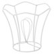 thumbnail image 5 of OUNONA Marco Para Pantalla De De Metal Para Uso En Hogar Y Hotel Con Firme, 5 of 8