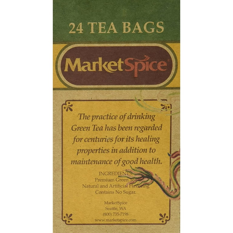 MarketSpice Earl Grey Tea Bags - 24 Count Box (Pack Of 3) - Classic Bergamot Black Tea From Seattle's Pike Place