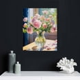 thumbnail image 5 of Nawypu  Canvas Wall Art,Pink Rose Vase Print Canvas Painting for Bedroom Living Room Kitchen Bathroom Corridor Dining Room Hotel Decor, 5 of 5