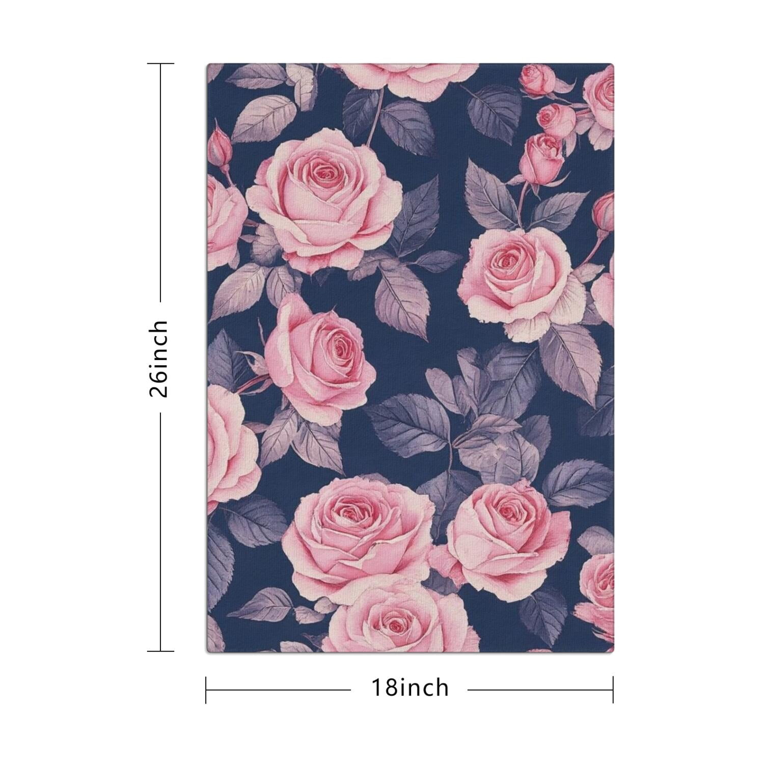6 Pcs Funny Kitchen Towels,Pioneer Flower Microfiber Dish Towels,Kitchen Tea Towels,Kitchen Towel Set (18" X 26")