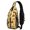 Thanksgiving Turkey Maple Leaf Pumpkin, variant on Thanksgiving Pumpkin Mushroom Line Art Sling Backpack, Casual Day Sling Pack with Earphone Port, Multi Pocket Design Gift Ideas for Travel Shopping