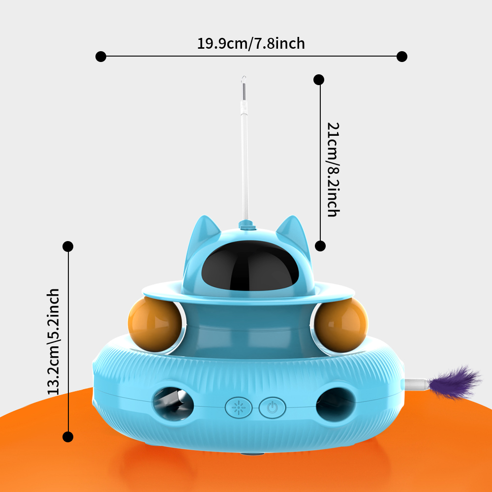 Cornmi 4-In-1 Interactive USB Rechargeable Cat Toy photo 7