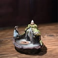 thumbnail image 4 of Ornaments Clearance Incense Ceramic Burner Holder Censer Decor Cones Backflow Home Decor Desk Accessories, 4 of 6