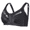 Black, variant on BIMEI Women's Mastectomy Bra Pockets Wireless Post-Surgery Invisible Pockets for Breast Forms Flower Embroidery Everyday Bra Sleep Bra 2118,White,36B