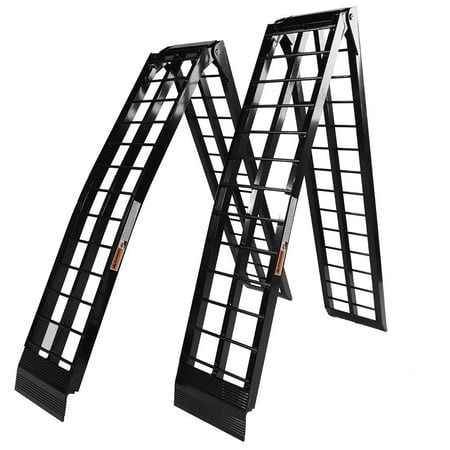 ramps atv ramp aluminum loading folding truck utv dual pair ft ubesgoo 1200lbs portable dialog displays option button additional opens