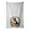 American English Coonhound 2077, variant on Finnish Spitz and Flowers Kitchen Towel Set of 2 White Dish Towels 19 in x 28 in