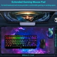 thumbnail image 3 of Gaming Mouse Pad, Large Mouse Pad for Desk, 31.5x15.7inch Mouse Pad for Home Office Gaming Work-Blue Galaxy, 3 of 6