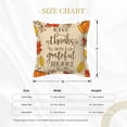 thumbnail image 4 of Bingfone Decorative Pillow Covers 20"X20" Thanksgiving With A Grateful Heart Couch Pillow Cases Modern Farmhouse Covers For Couch Sofa Bed, 4 of 9