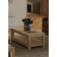 thumbnail image 3 of Maven Lane Paulo Wooden Coffee Table in Weathered Grey Finish, 3 of 12