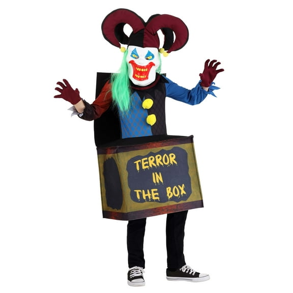 Kid's Jack in the Box Clown Costume