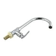 thumbnail image 5 of little home 1pc Kitchen Faucet Ziny Alloy Kitchen Faucet Single Cold Water Sink Faucet Single Handle Swivel For Kitchen Bathroom, 5 of 10