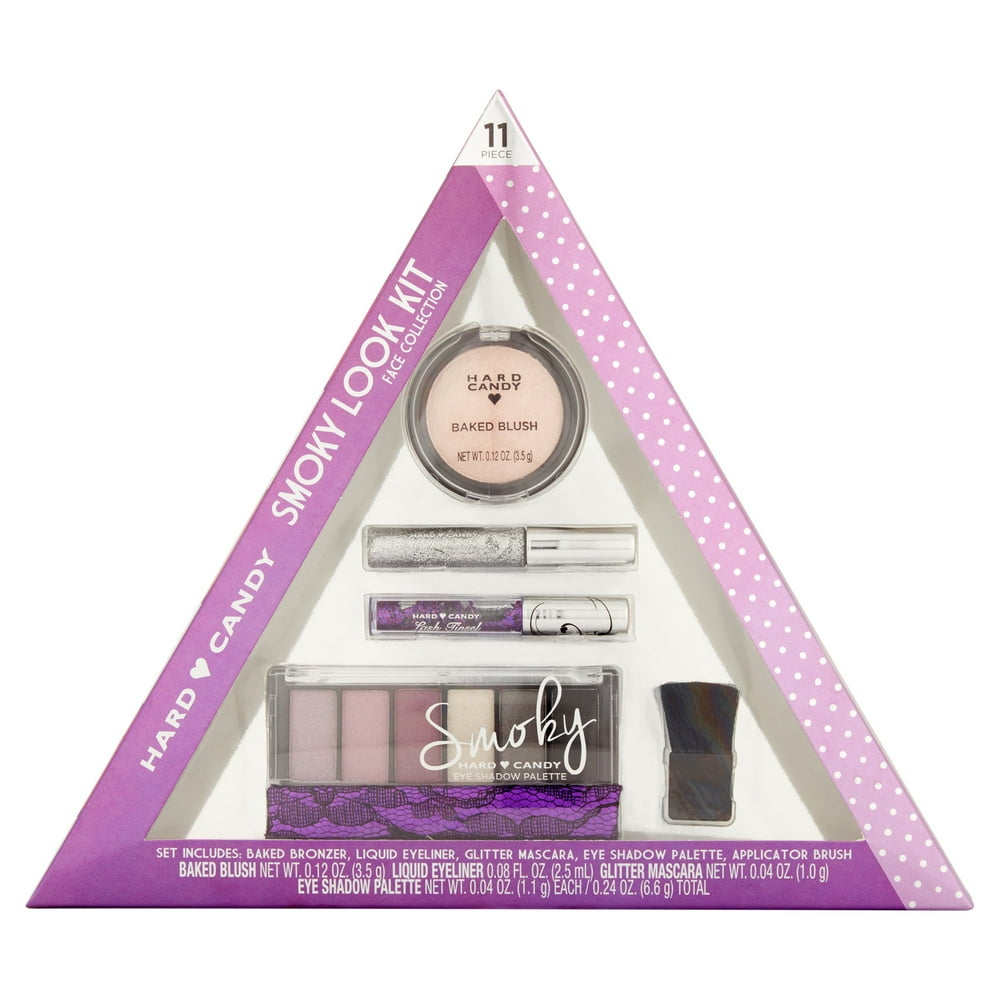Hard Candy Smoky Look Makeup Kit Face Collection, 11 count Walmart