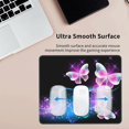 thumbnail image 2 of Beautiful Pink Purple Butterflies Mouse Pad for Women Girls for Desk, 12 x 10 Inch Waterproof Non-Slip Rubber Base Gaming Mouse Pads for Computers Laptop Office Decoration, 2 of 6