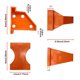 thumbnail image 4 of Kenally 20 piezas espaciador de suelo triangular universal profesional portátil 0,5/0,25 pulgadas herramienta de instalación de suelo de tablones Herramientas manuales y eléctricas Naranja Kenally TO001429-03, 4 of 6