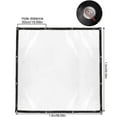 thumbnail image 1 of Bâche Transparente Imperméable avec Oeillets, Bâche Pe Robuste pour Patio, Couverture pour Plantes, 1 of 2
