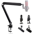 thumbnail image 1 of SUNMON Mic Stand Boom Arm - Microphone Arm Compatible with HyperX QuadCast, 360&deg; Rotation Microphone Stand, Weighted Metal Mic Boom Arm for Hyper, 1 of 7
