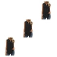 thumbnail image 2 of Blusa Sin mangas Minnieouse para mujer color sólido chaleco refrescante Negro L 3piezas, 2 of 6