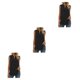 thumbnail image 2 of Qarigey Blusa sin mangas para mujer, camiseta sin mangas de Color sólido, chaleco refrescante para mujer de oficina, vacaciones en la playa, Negro L 3piezas, 2 of 6
