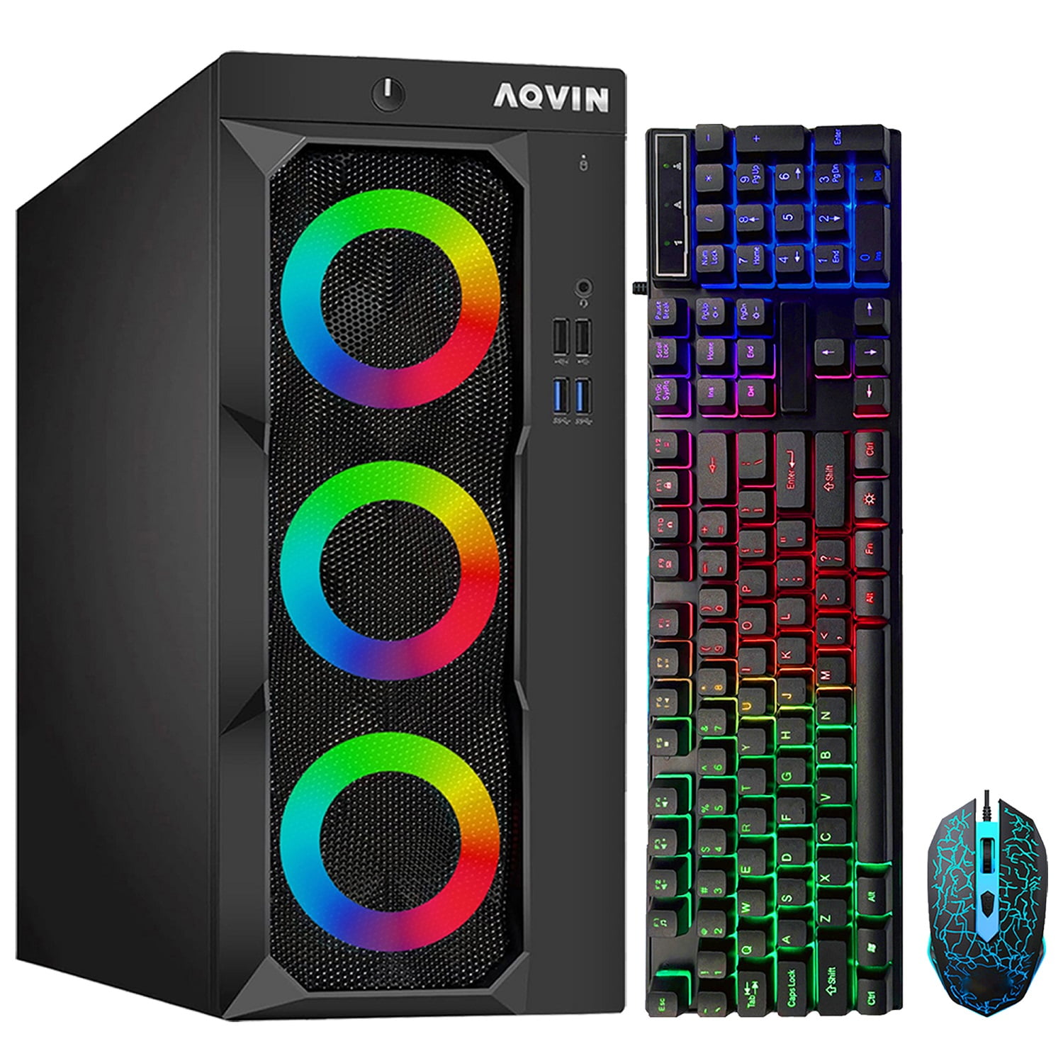 Zhic Gaming Desktop PC, Amd Ryzen 5 5600G, AMD Radeon