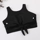 thumbnail image 4 of Traje de baño para mujer, conjunto de Bikini acolchado, camisetas sin mangas con nudo, bragas de cintura alta, traje de baño, ropa de playa, traje de baño, 4 of 4