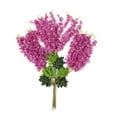 thumbnail image 1 of Kearding 12 piezas de vid de glicinia falsa, flores artificiales, de autoensamblaje, oficina, sala de estar, adornos de boda, rosa Type2 NO2, 1 of 6