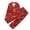 Red1, variant on UFOUND Toddler Children Casual Printed Pajamas Set Button Down Lapel Long Sleeve Top And Pants Homewear Sleepwear Nightwear Loungewear Cozy Pjs