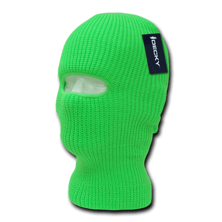 DECKY Youth Comfort Fit Cold Weather Neon Mask (1 Hole), Style 9051
