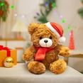 thumbnail image 6 of Vggrvlo Teddy Bear Christmas Gifts 2025 Newly Cute Christmas Doll Teddy Bear Xmas Treetop Ornament for Kitchen, Tiered Tray and Home Decor, 6 of 6